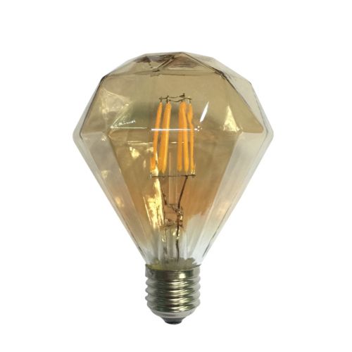  LED FILAMENT E27 AMBER DIM 6W 2700K 230V AC 590LM RA80