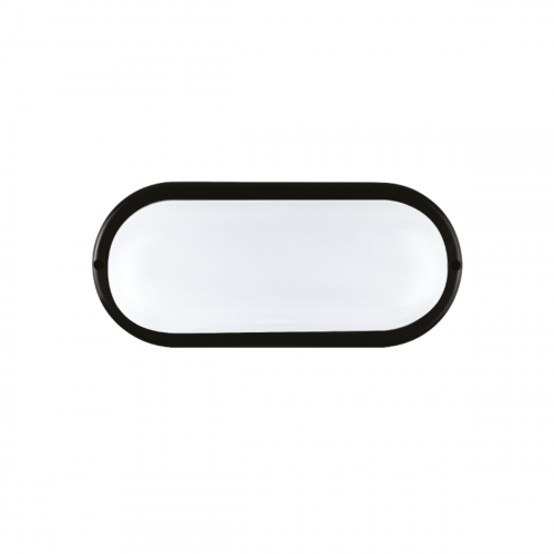  LED PC BLACK WALL LUMINAIRE 230V AC IP65 10W 950lm 6000K 110° Ra80