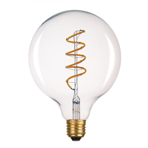  LED E27 G125 6W 2700K 230V AC 300° 500LM RA80