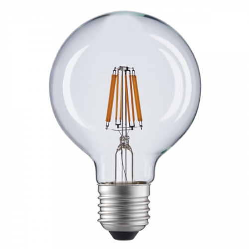  LED FILAMENT E27 G80 8W 4000K 230V AC 900LM RA80