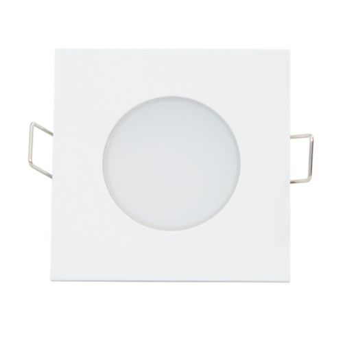  LED SPOT IP65 WHITE SQUARE 5W 6.000K 230V AC 420Lm 120° Ra80