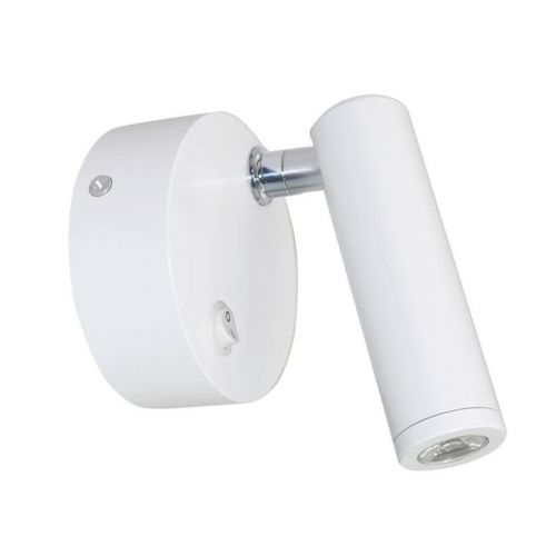  ΕΠΙΤΟΙΧΟ Φ/Σ LED 3W ΜΑΤ ΛΕΥΚΟ ΚΙΝΗΤΟ 50° 210Lm 4.000Κ 230V INYOKA2