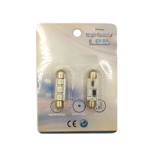 LED LAMP FESTOON T11 S85 39mm 3SMD YELLOW 24VDC