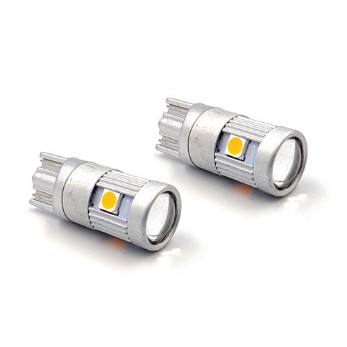 LED LAMP T10 5SMD 3030 CANBUS AMBER 10-30VDC