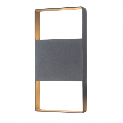  ^LED SMD WALL LUMINAIRE 8W 320LM 200° 230V AC 3.000K DARK GREY CRI80 IP54 30.000HRS