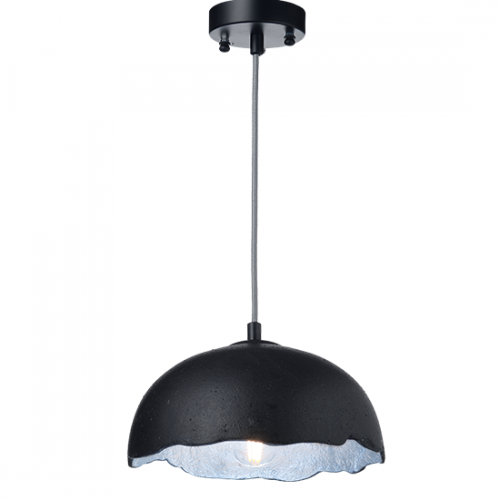  ^ NETTO ΚΡΕΜΑΣΤΟ Φ/Σ 1ΧΕ27 ΜΑΥΡΟ/ΑΣΗΜΙ ΠΗΛΟΣ Φ25ΧΗ120CM