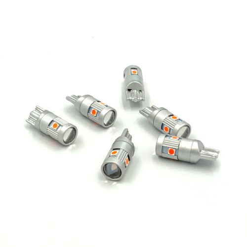 LED LAMP T10 5SMD 3030 CANBUS RED 10-30VDC