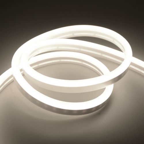 LED NEON STRIP FLAT, SIDE 4X8mm  CW 6W 24V IP67 m