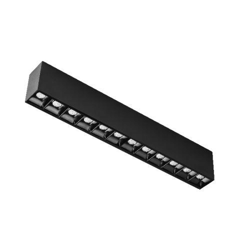 Dot12 Magnetic Mini 12W 3000K 34D RA90 24V Black