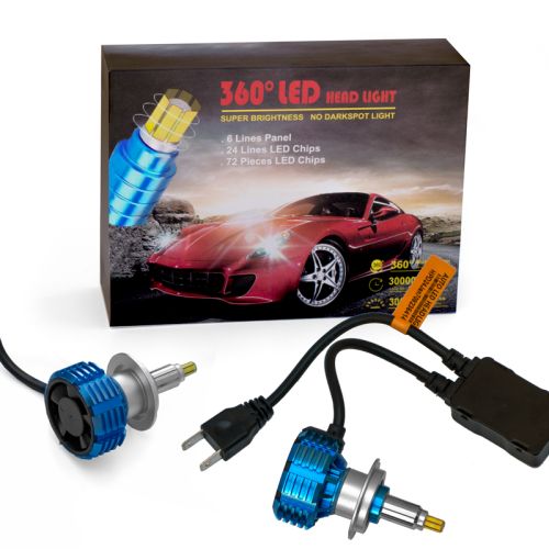 360 LED HEADLIGHT H7