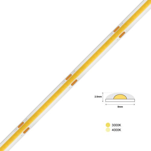 LED LIGHT STRIP COB VALUE 320L 24V 5W IP65 4000K