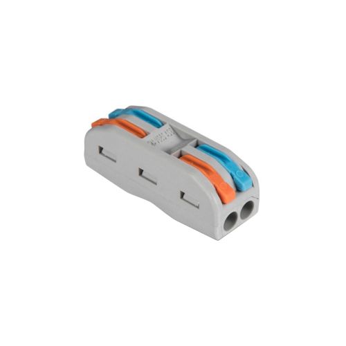 PUSH WIRΕ CONNECTOR 2C 0.08-4mm 2 32A 250V IP20 10pcs